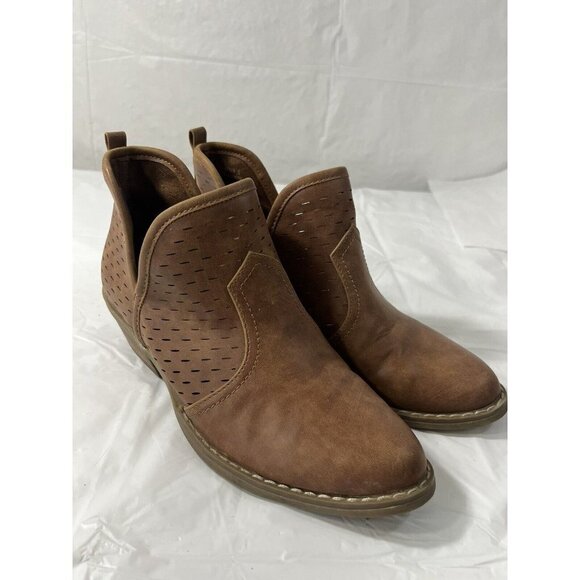 Report Women’s Davidson Tan Brown Ankle  Bootie Shoe Size 6 LEATHER - Picture 14 of 15